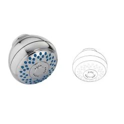 SOFFIONE DOCCIA A MURO DOCCETTA FISSA EFFETTO PIOGGIA A GETTI BRACCIO 15CM 69278