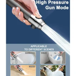 SOFFIONE DOCCIA A PIOGGIA CON FILTRO A 4 MODALITà MASSAGGIO AD ALTA PRESSIONE