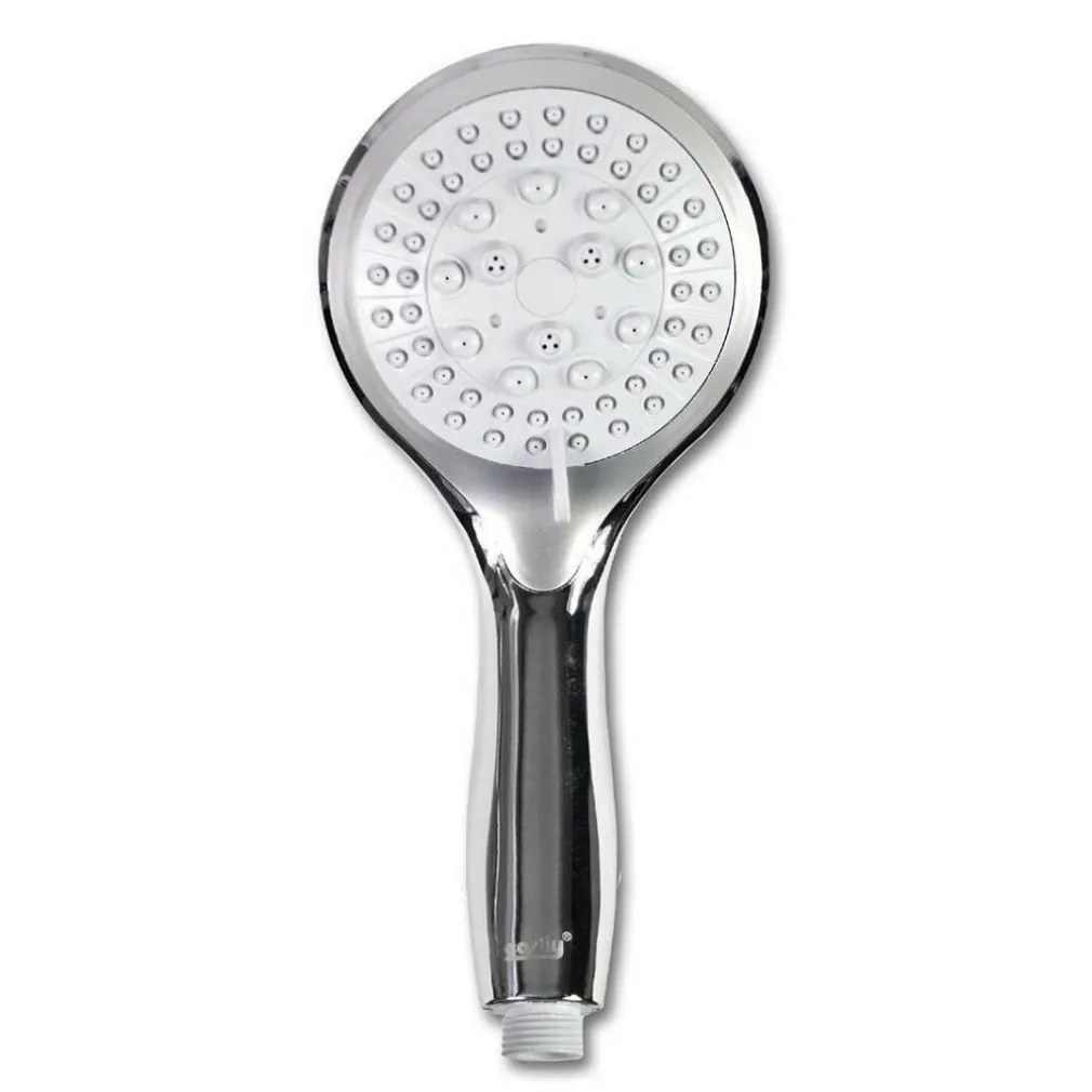 SOFFIONE DOCCIA BAGNO MULTIGETTO DOCCETTA TELEFONO GETTO REGOLABILE Ø12 CM 52047