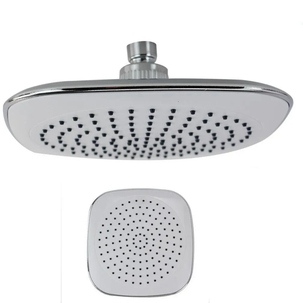 SOFFIONE DOCCIA BAGNO QUADRATO 20X20CM ABS EFFETTO PIOGGIA 52213 FILTRO ANTICALCARE