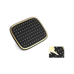 SOFFIONE DOCCIA BAGNO RETTANGOLARE CASCATA EFFETTO PIOGGIA 8" 23,5 X 17,5 CM