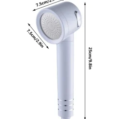 SOFFIONE DOCCIA CON SPAZZOLA PALAMARE MASSAGGIANTE DOCCETTA POTENTE MULTIGETTO