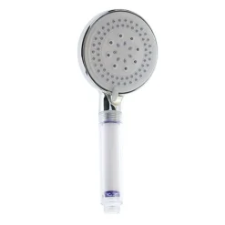 SOFFIONE DOCCIA MULTIGETTO ROTONDO DOCCETTA MODERNO 11 X 25 CM MASSAGGIO 79696