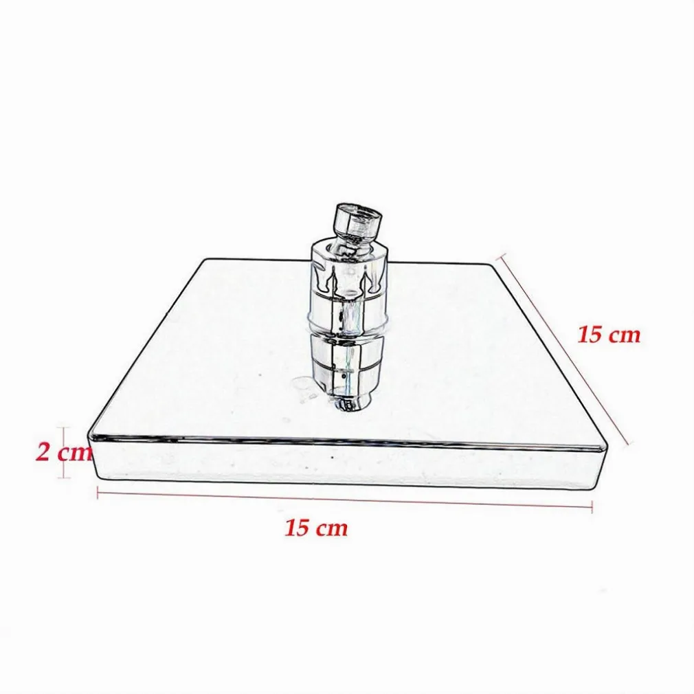 SOFFIONE DOCCIA QUADRATO 15CM A LED RGB BAGNO MISCELATORE 79903 PER CROMOTERAPIA