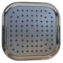 SOFFIONE DOCCIA QUADRATO ORIENTABILE PIOGGIA BAGNO MODERNO 10 X 10 CM ART. 59216