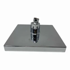 SOFFIONE DOCCIA QUADRATO 20CM A LED RGB BAGNO MISCELATORE 79905 PER CROMOTERAPIA