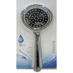 SOFFIONE DOCCIA ROTONDO 1 MODALITÀ BAGNO DOCCETTA DOCCINO CORNETTA MODERNO 59170