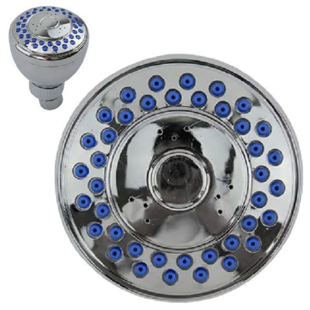 SOFFIONE DOCCIA ROTONDO DIAMETRO 7 CM UGELLI FORI BAGNO MISCELATORE 69277