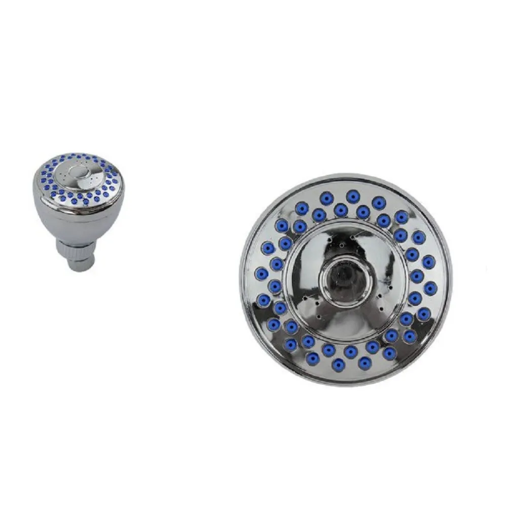 SOFFIONE DOCCIA ROTONDO DIAMETRO 7 CM UGELLI FORI BAGNO MISCELATORE 69277