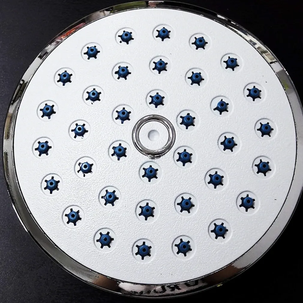 SOFFIONE DOCCIA ROTONDO TONDO 4 ESY_52344 10 CM ACCIAIO ORIENTABILE ULTRA FLAT