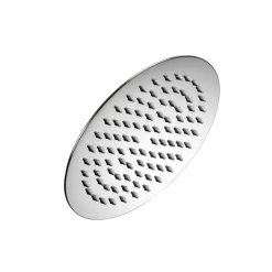 SOFFIONE DOCCIA ROTONDO TONDO 20 cm BAGNO EFFETTO PIOGGIA SOTTILE CROMATO SHOWER