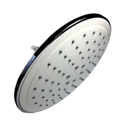 SOFFIONE DOCCIA ROTONDO 20X20CM PER BAGNO EFFETTO PIOGGIA SOTTILE CROMATO 93003