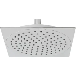 SOFFIONE DOCCIA SLIM QUADRATO 20 X 20 CM PLUS IN ABS CROMATO MISCELATORE