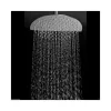 SOFFIONE DOCCIA TONDO 10'' BAGNO EFFETTO PIOGGIA SOTTILE CROMATO SHOWER