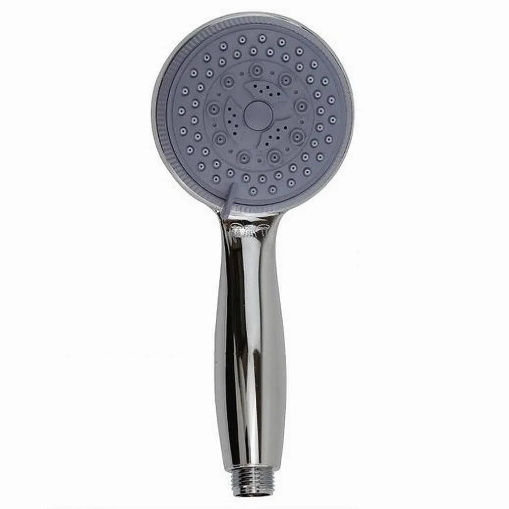 SOFFIONE DOCCIA TONDO 10 X 22 CM DOCCETTA MULTIGETTO DI 3 TIPI REGOLABILE 69099