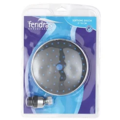 SOFFIONE DOCCIA TONDO DIAMETRO 16 CM IN ABS CROMATO MISCELATORE SHOWER