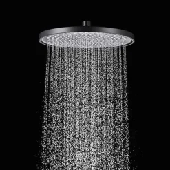 SOFFIONE DOCCIA TONDO IN ABS 22,5 CM UGELLI FORI BAGNO MISCELATORE FILTRO 87133