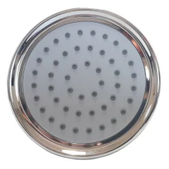 SOFFIONE DOCCIA TONDO ORIENTABILE PIOGGIA BAGNO MODERNO 10 X 10 CM ART. 59217