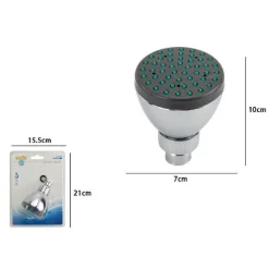 SOFFIONE DOCCIA UGELLI FORI BAGNO MISCELATORE AD ALTA PRESSIONE 7 X 10 CM 59234