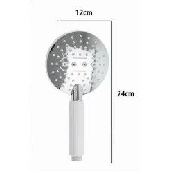 SOFFIONE DOCCIA VASCA GETTO REGOLABILE ABS SISTEMA ANTICALCARE ATTACCO 1/2 59172