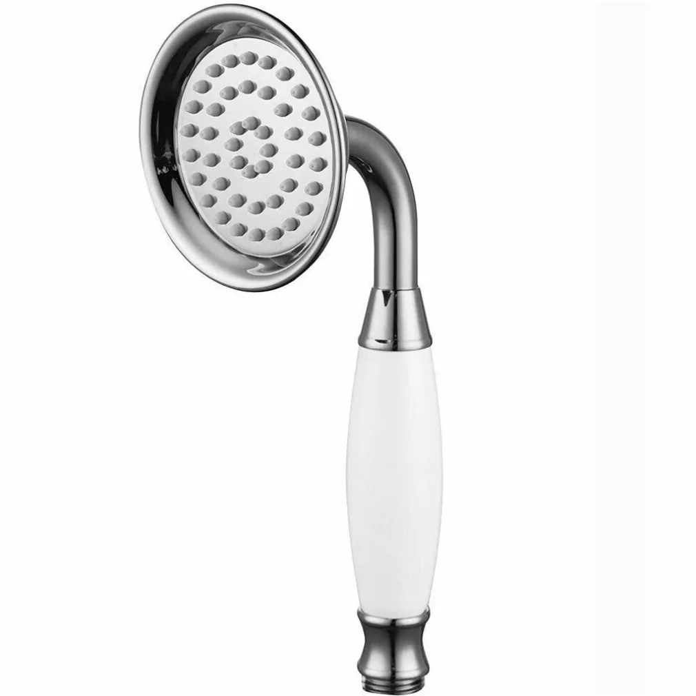 SOFFIONE DOCCIA VASCA STILE RETRÒ ABS CROMATO LUCIDO ATTACCO 1/2 DOCCETTA 69040