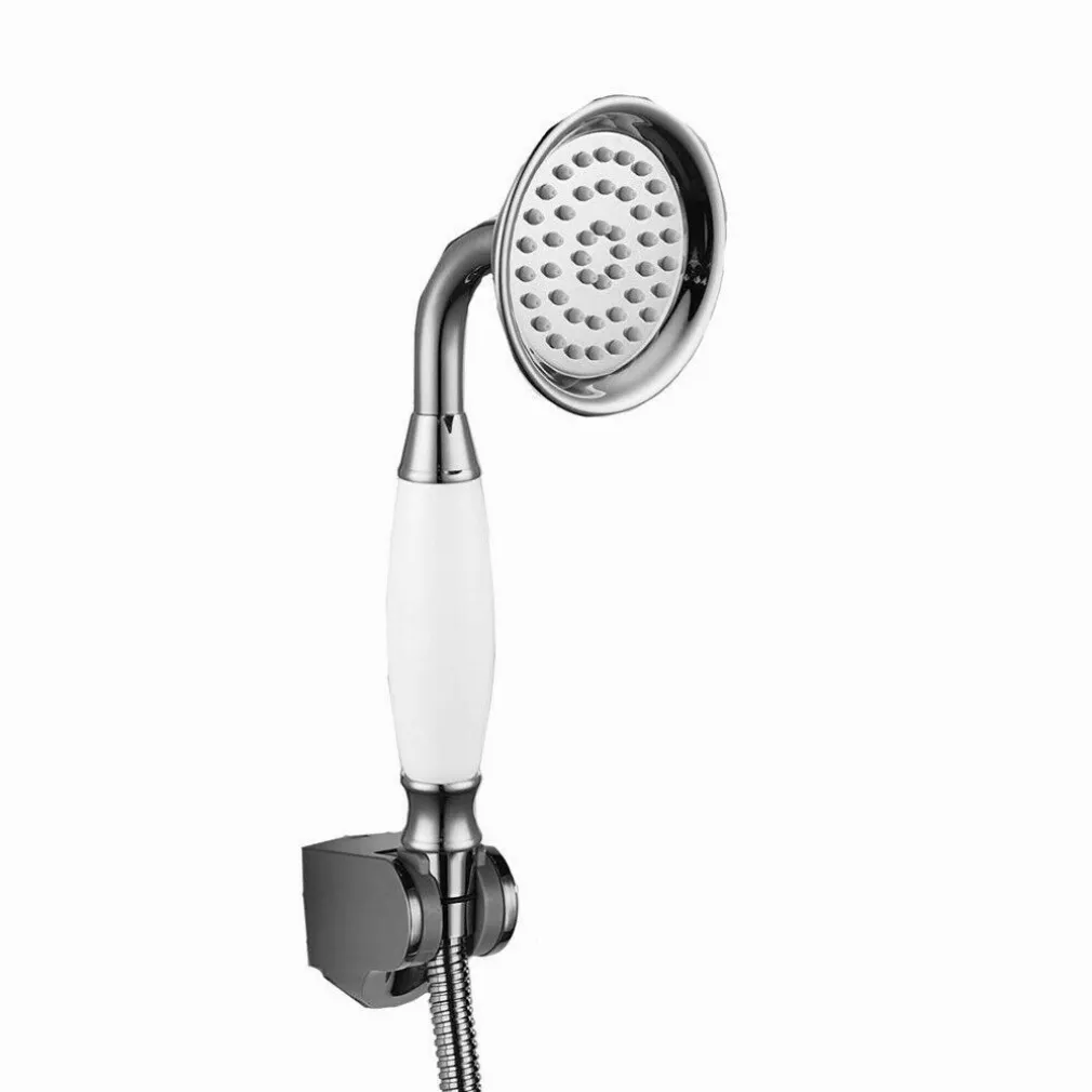 SOFFIONE DOCCIA VASCA STILE RETRÒ ABS CROMATO LUCIDO ATTACCO 1/2 DOCCETTA 69040