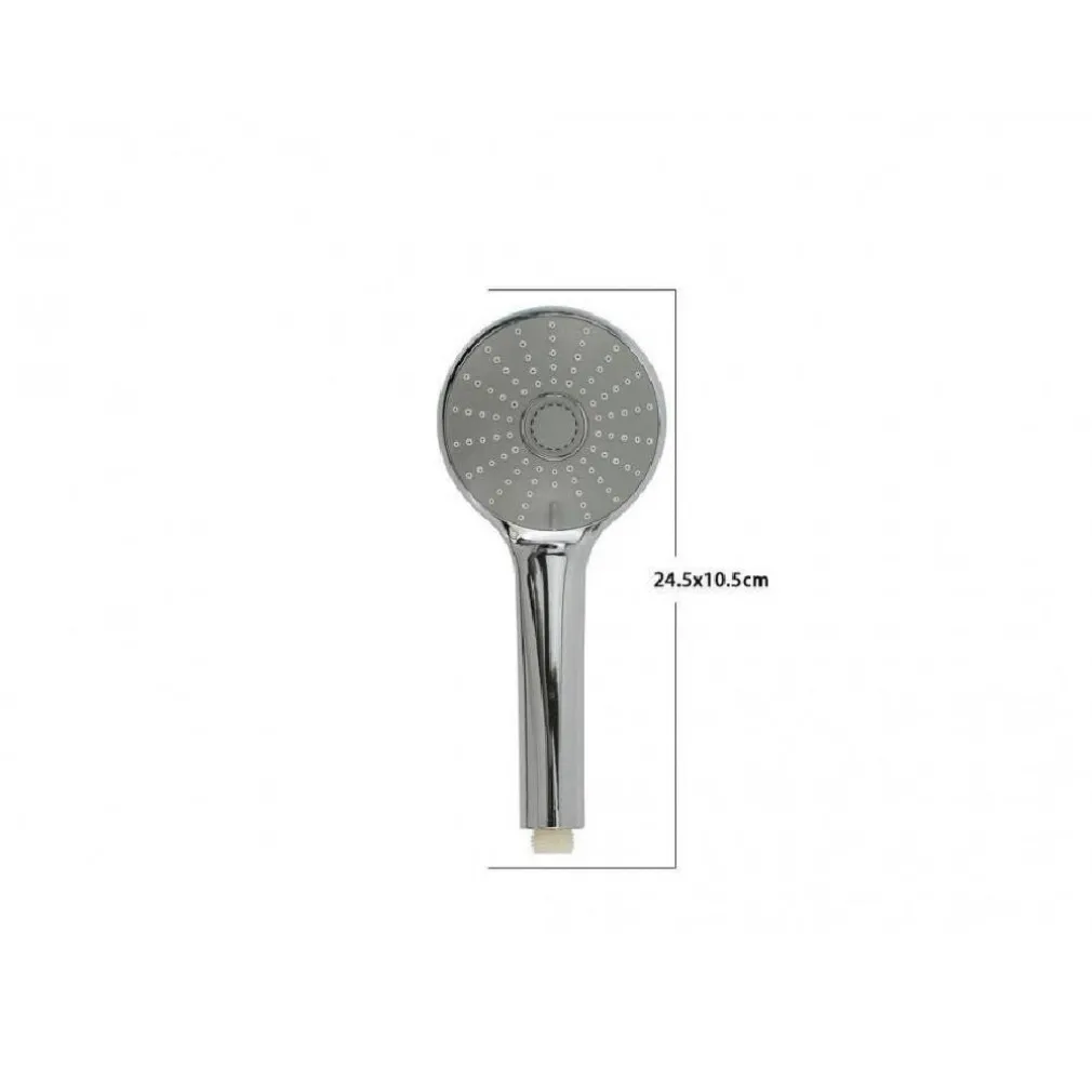 SOFFIONE DOCCIA 10.5X24.5 CM DOCCETTA MULTI GETTO DI 3 TIPI REGOLABILE 69317