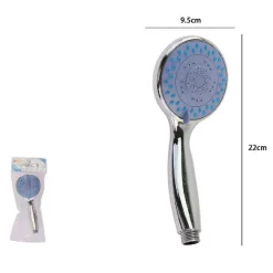 SOFFIONE DOCCIA 9.5X22CM ROTONDO DOCCETTA MULTIGETTO DOCCINO BAGNO MODERNO 79975