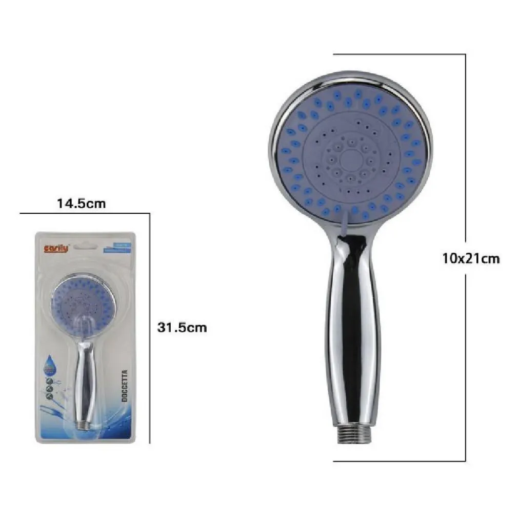 SOFFIONE MULTIGETTO DOCCIA VASCA BAGNO DOCCETTA TELEFONO 69058 GETTO REGOLABILE