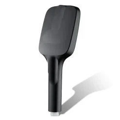 SOFFIONE MULTIGETTO PER DOCCIA BAGNO MODERNO NERO DOCCETTA IN ABS ATTACCO 1/2