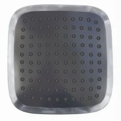 SOFFIONE PER DOCCIA 20 X 20 CM FORMA QUADRATA GETTO PIOGGIA STILE MODERNO 87125