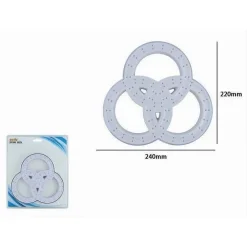 SOFFIONE PER DOCCIA BAGNO 3 ANELLI IN ABS MISCELATORE DOCCETTA MULTIGETTO 87514