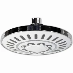 SOFFIONE PER DOCCIA BAGNO ROTONDO 15 CM IN ABS DOCCETTA CON FILTRO CROMATO 69288