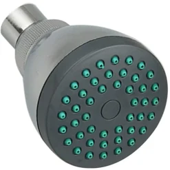 SOFFIONE PER DOCCIA MULTIGETTO TONDO BAGNO DOCCETTA IDROMASSAGGIO 10X7CM 98216