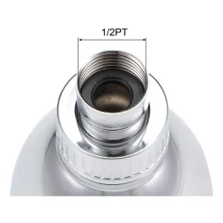 SOFFIONE PER DOCCIA MULTIGETTO TONDO BAGNO DOCCETTA IDROMASSAGGIO 10X7CM 98216