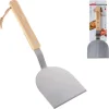 SPATOLA BARBECUE PER PESCE ACCIAIO INOX IMPUGNATURA IN LEGNO GRIGLIATE 30,5CM