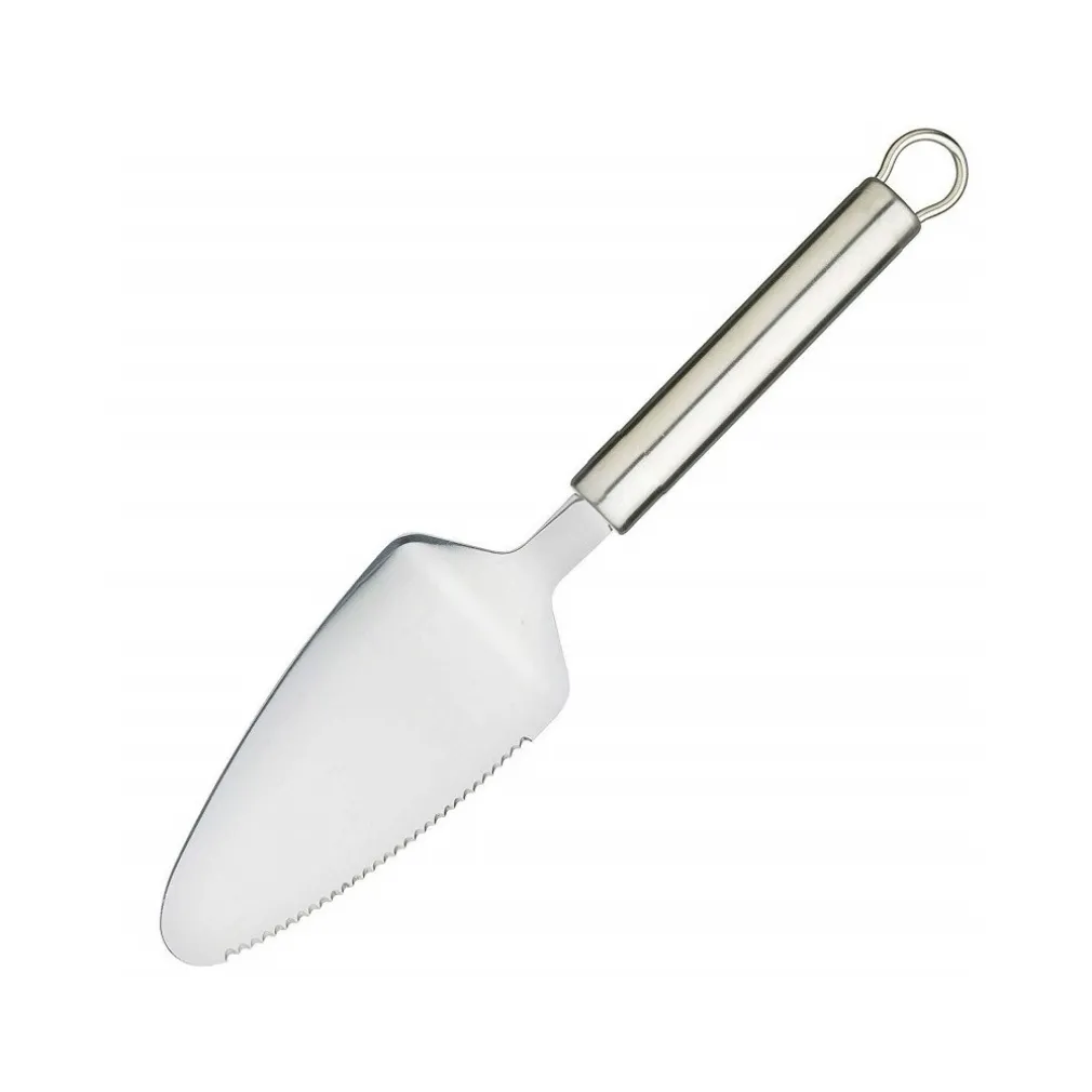 SPATOLA SEGHETTATA IN ACCIAIO ALZA FETTA DI TORTA PER DOLCI CAKE DESIGN PALETTA