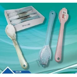 SPAZZOLA LAVA SCHIENA LAVASCHIENA DOCCIA A FORMA DI MANO 34 CM SPUGNA 390496