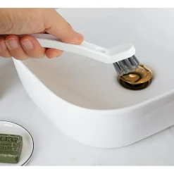 SPAZZOLA MULTIUSO DOPPIA PER PULIZIA FESSURE SCARPE BAGNO DOCCIA FORNELLI 87612