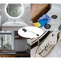 SPAZZOLA MULTIUSO DOPPIA PER PULIZIA FESSURE SCARPE BAGNO DOCCIA FORNELLI 87612