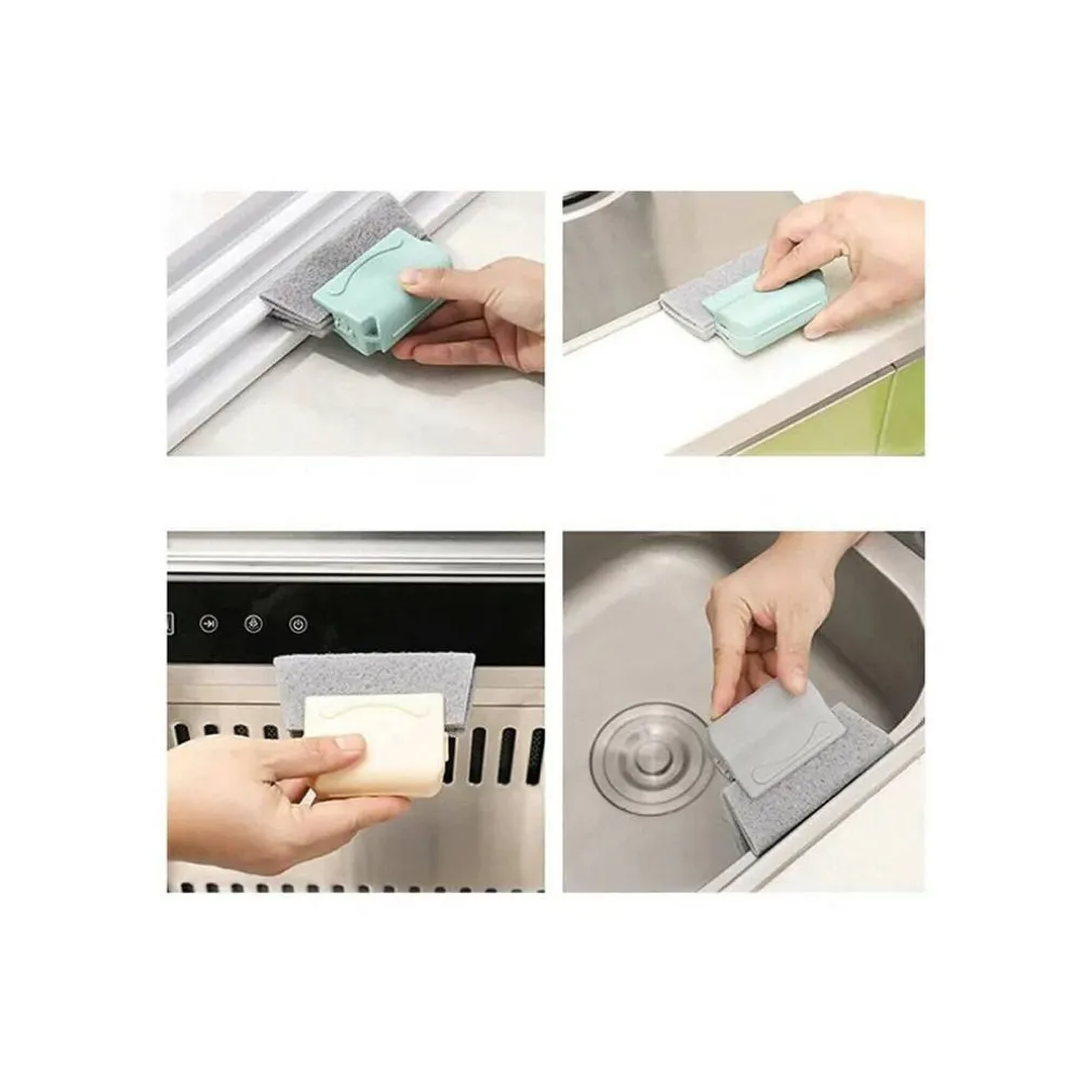 SPAZZOLA PANNO PULIZIA SCANALATURA FINESTRA 70208 LAVABILE FESSURE PULIZIA ANGOLI