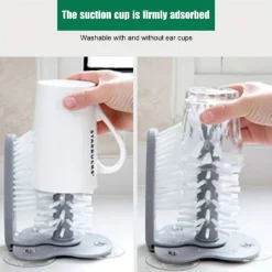 SPAZZOLA PER PULIZIA BOTTIGLIA LAVATAZZINE TAZZA BICCHIERE LAVELLO CUCINA CASA