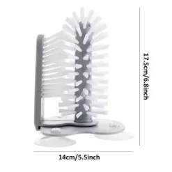 SPAZZOLA PER PULIZIA BOTTIGLIA LAVATAZZINE TAZZA BICCHIERE LAVELLO CUCINA CASA