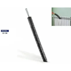 SPAZZOLA PULISCI TERMOSIFONE PULITERMO SCOVOLO PULIZIA POLVERE CALORIFERO 80CM