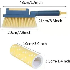 SPAZZOLA PULIZIA LETTO DIVANO SCOPA MANUALE SETOLE MORBIDE PER POLVERE CAPELLI