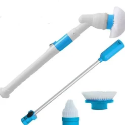 SPAZZOLONE SPAZZOLA ROTANTE CORDLESS RICARICABILE PER PULIZIA PIASTRELLE BAGNO