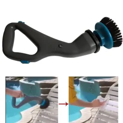 SPAZZOLONE SPAZZOLA ROTANTE CORDLESS RICARICABILE PER PULIZIA DI OGNI SUPERFICIE