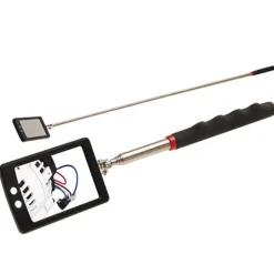 SPECCHIO SPECCHIETTO ISPEZIONE SNODABILE ALLUNGABILE CON LUCE RIPAZIONI MOTORI