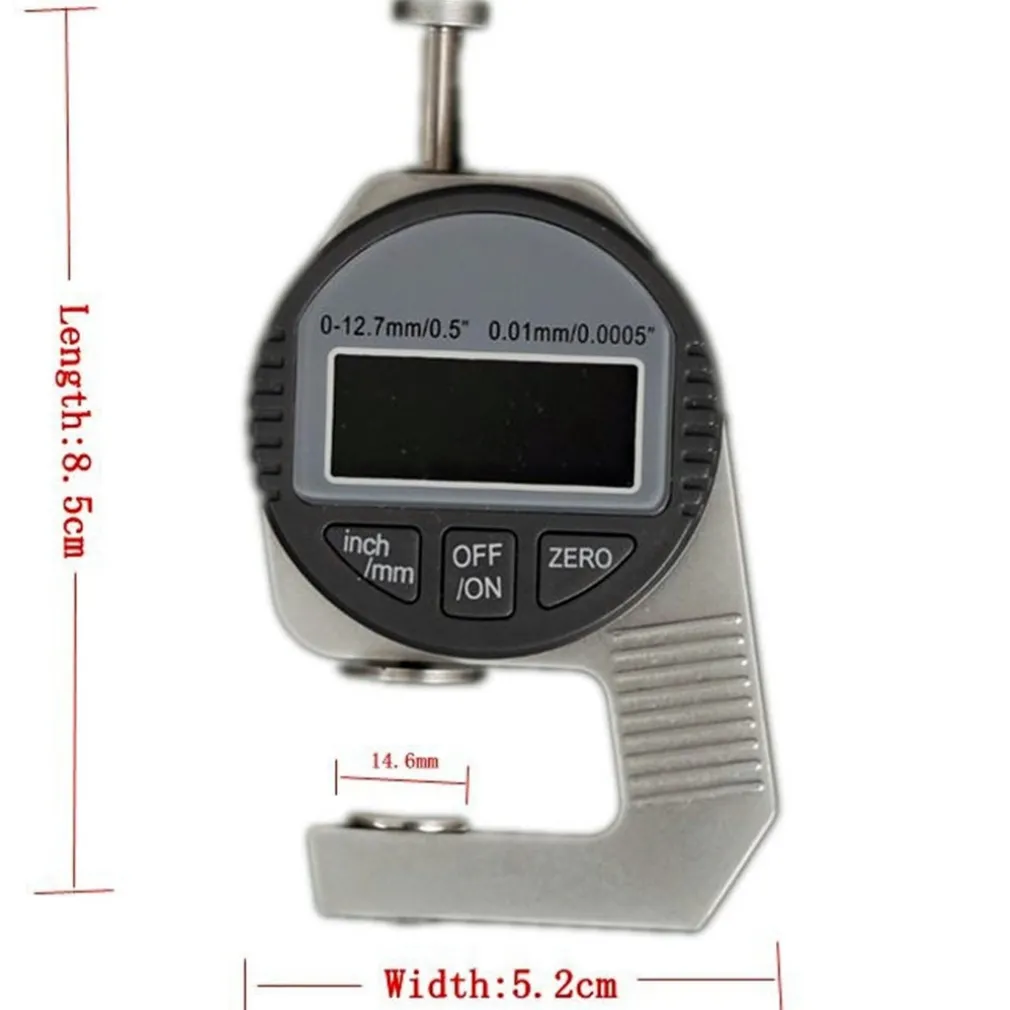SPESSIMETRO MICROMETRO DIGITALE PALMER ALTA PRECISIONE 0-12,7 mm X 0,01 mm