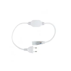 SPINA PER STRISCE LED 8MM 220V PRESA ACCENSIONE STRIP LED S-220V-8 RADDRIZZATORE